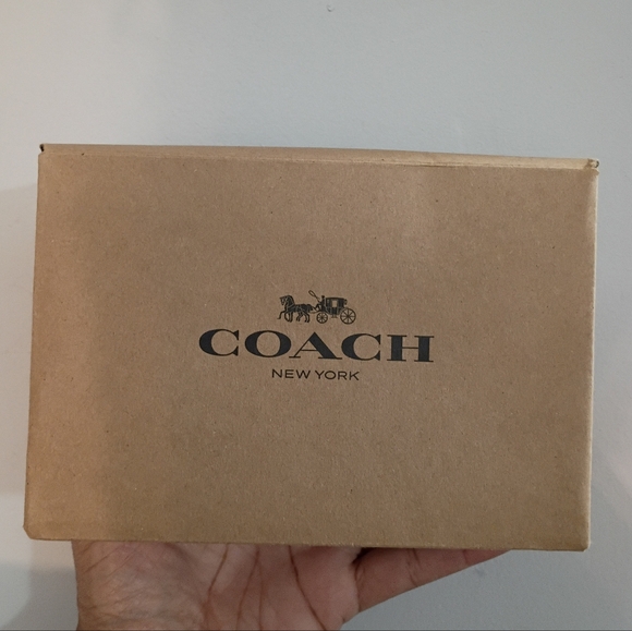 Coach, NWT, Women's, Mini Starry Bag Charm White with Gold Stars - Picture 8 of 8